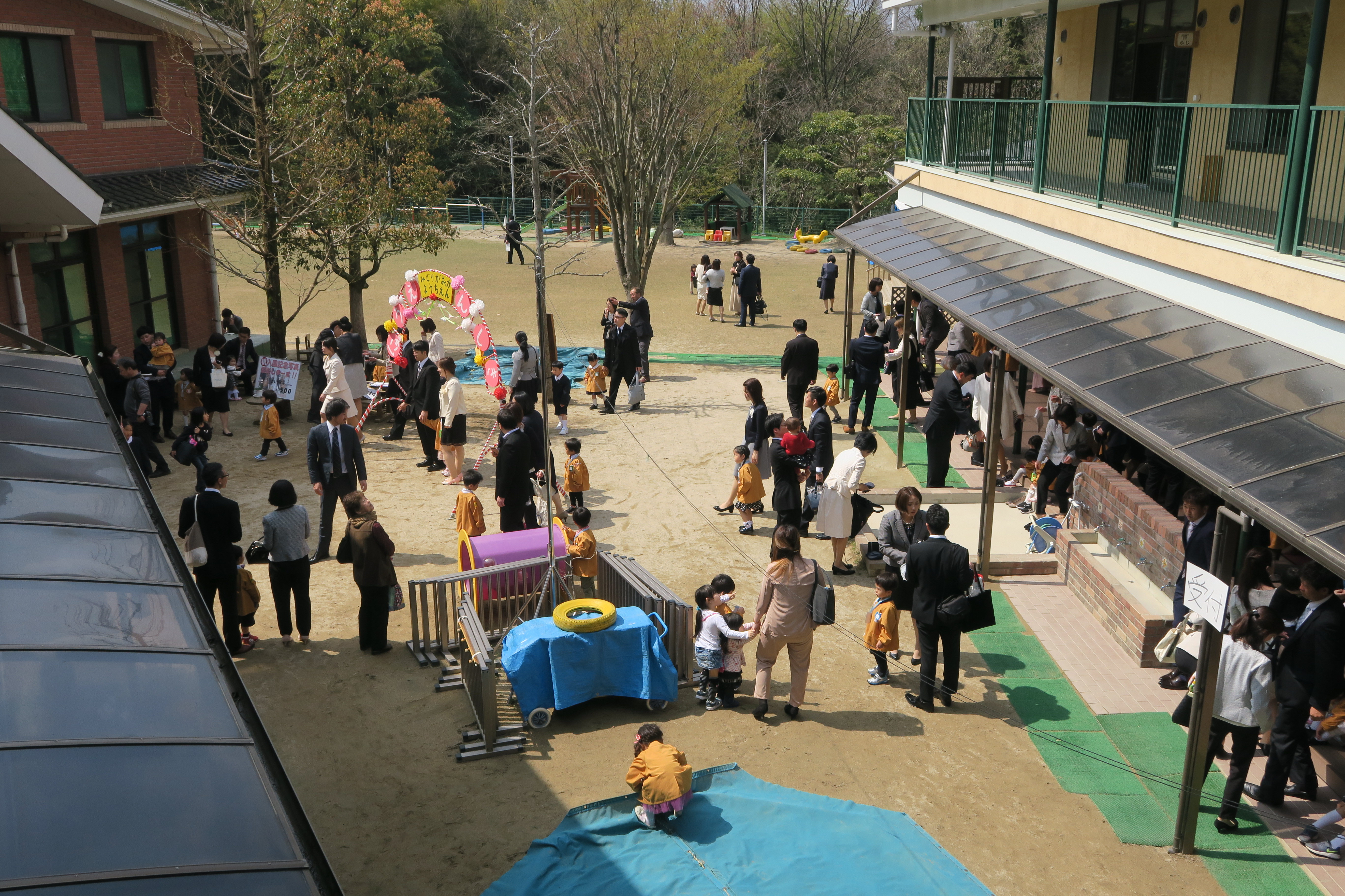 入園式が終わって